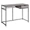 Monarch Specialties Computer Desk, Home Office, Laptop, Storage Drawer, 42"L, Work, Metal, Laminate, Grey, Contemporary I 7217 - alternate 1